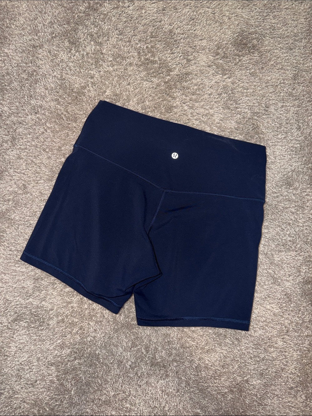 lululemon athletica Navy High-Rise Bike Shorts